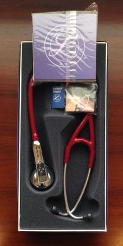3m littmann 3200 electronic stethoscope burgundy #3200bu bluetooth/software new for sale