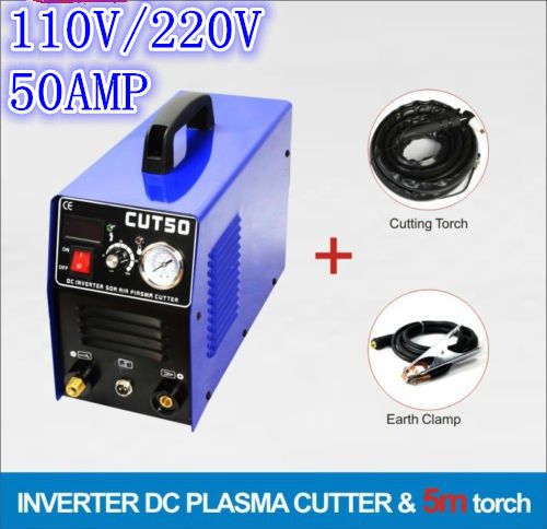 50A DC inverter plasma cutter CUT50 110V/220V &amp; PT31 Cutting Torch &amp; consumables
