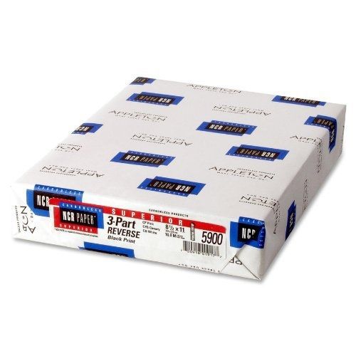 NCR Paper - Reverse 3-Part Paper, 8-1/2&#034;x11&#034;, 500SH/PK, Sold as 1 Package, NCR
