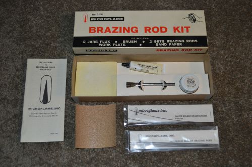 Microflame Brazing Rod Kit No. 3100 READ DESCRIPTION