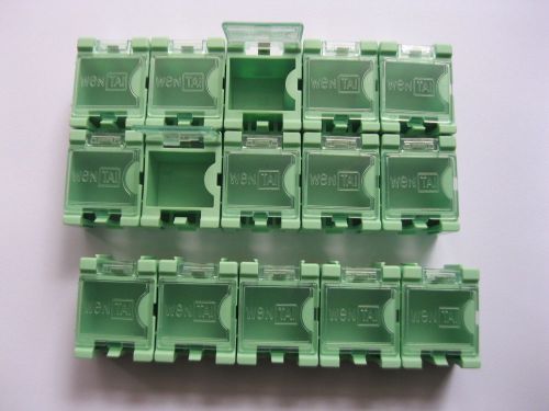 36 pcs Green SMD SMT Electronic Component Mini Storage Box