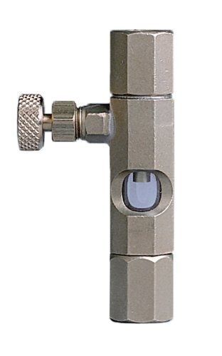 Trico 32408 brass needle valve with right angle acrylic plastic sight, 1/4&#034; npt for sale