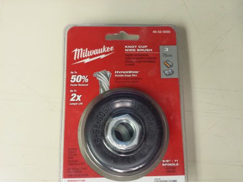 Milwaukee 3&#034; Knot Cup Wire Brush 48-52-5050
