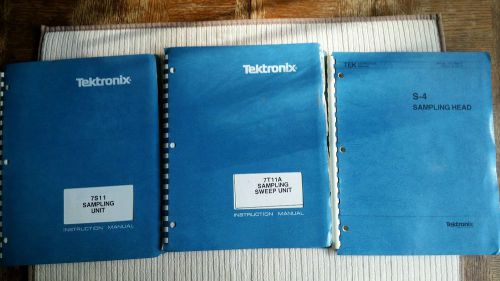 Tektronix Manuals; 7S11, 7T11A, S-4