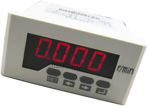 9999/10V Digital Line Speed Meter Rotational speed counter Tachometer revolution