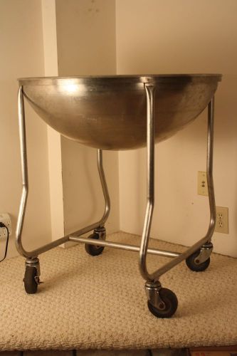Commerical Restaurant Vollrath 80 quart/QT Stainless Steel Mobile Mixing Bowl