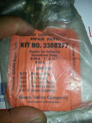 New sloan 3308277 screwdriver control stop repair kit for sale