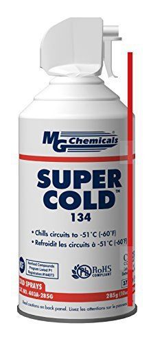 Brand new mg chemicals 403a 134a super cold spray, 285g (10 oz) aerosol can for sale