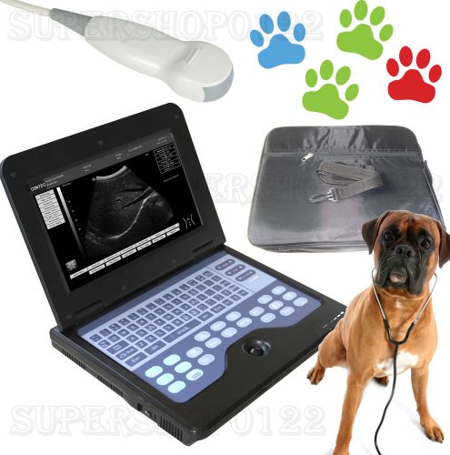 New vet veterinary laptop ultrasound scanner + 5.0mhz micro-convex cardiac probe for sale