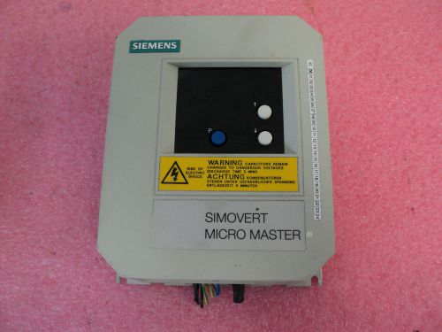 Siemens MicroMaster 6SE3013-4BA07-3KK0/4693057 PULLED