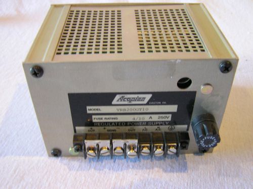 Acopian VRB200GT10 power supply. 20 volt at 1 amp out.