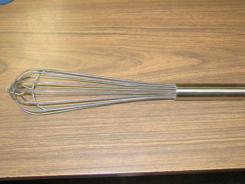COMMERCIAL WHISK   14&#034; STAINLESS STEEL