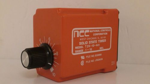 Ncc solid state timer .1-10 seconds t2k-10-441 for sale