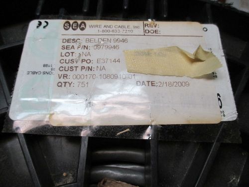 Belden 9946 shielded 10 conductor 22awg 750ft. for sale