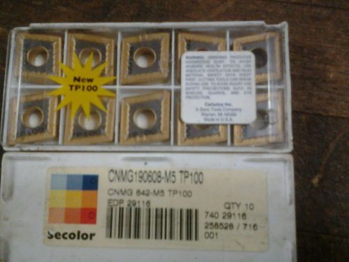 SECO CNMG 190612-M5 Carbide Inserts CNMG 643-M5 TP100
