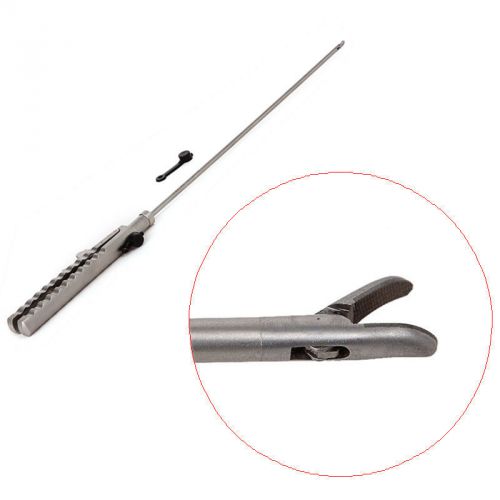V Type Needle Holder 5X330mm Laparoscopy Laparoscopic Curved tip