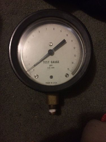 USG 4in 15 psi test gauge 0.05 SUBD. USA