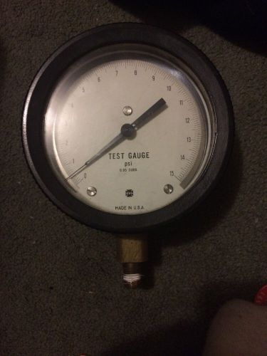 USG 4in 15 psi test gauge 0.05 SUBD. USA