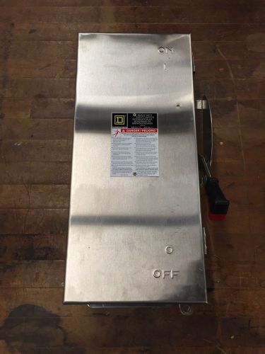 Square d 100 amp stainless steel disconnect for sale