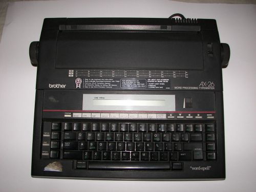 Brother AX-26  Word Processing Typewriter &#034;Word-Spell&#034; AX26
