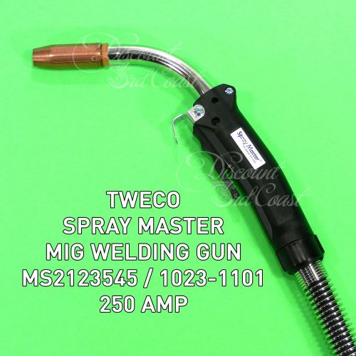 Tweco spray master mig welding gun, ms2123545, 250 amp, new in box, $500 retail! for sale