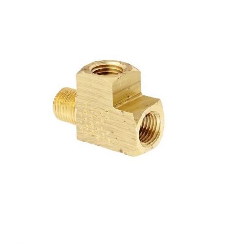 Solid brass 1/8&#034; npt street run tee 3-way fitting for sale
