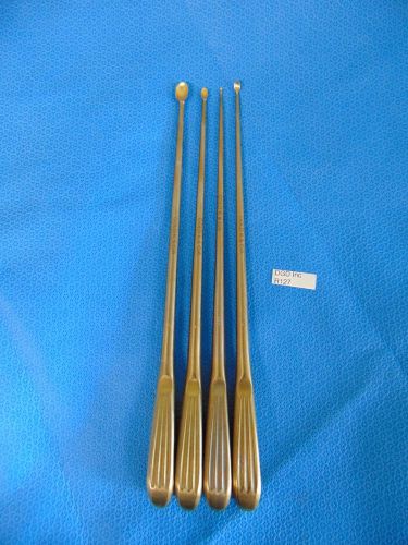 Lot of 4 R&amp;B Curettes Size 000, 3, 2, 6 RB7736, RB7744, RB7773, RB7741  R127