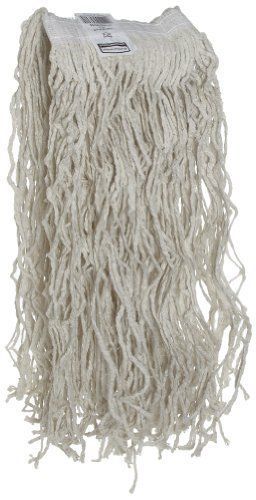 Rubbermaid Commercial FGV11800WH00 Economy Cut-End Cotton Wet Mop Head, 1-inch