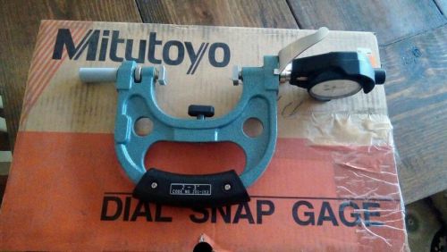 New unused mitutoyo 2&#034; - 3&#034; dial snap gage with indicator for sale
