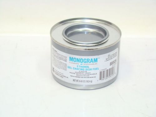 (72) monogram ethanol gel 2hr chafing dish fuel 6.43 oz    (i5-1484) for sale