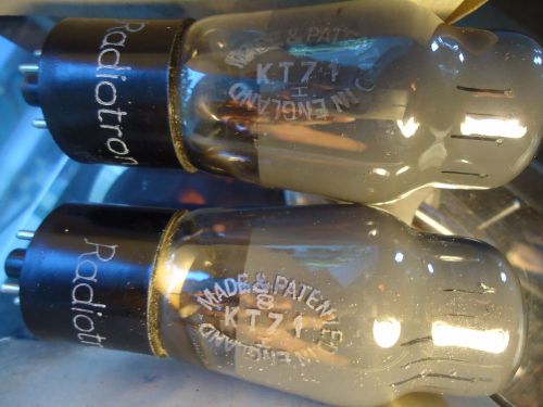 GEC MARCONI OSRAM KT71 BRITISH VINTAGE NEW OLD STOCK TESTED BOXED VALVES TUBES