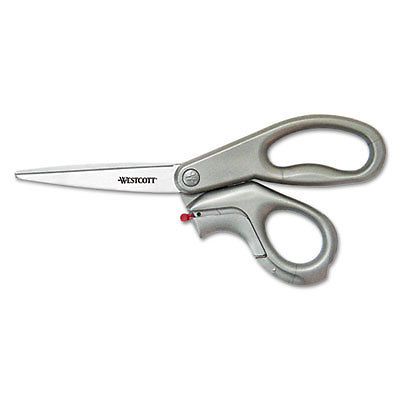EZ-Open Scissors and Box Cutters, 8&#034; Long, Grey, Sold as 1 Each