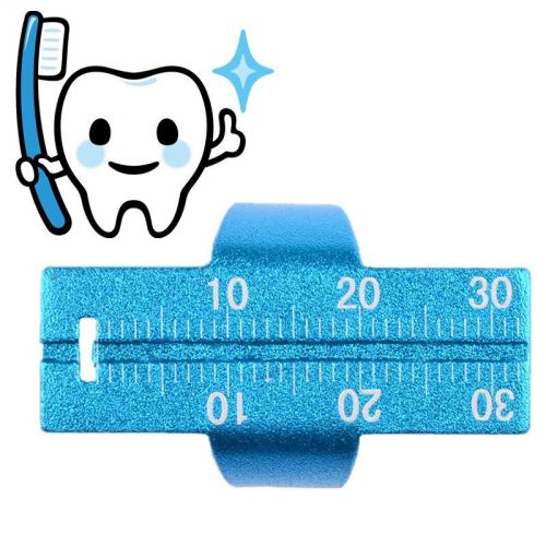 Dental Span Measure Scale Finger Aluminium Endo Rulers for Gutta Percha Points D