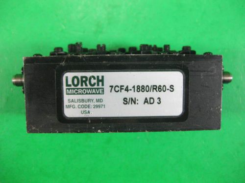 Lorch Microwave -- 7CF4-1880/R60-S -- Used