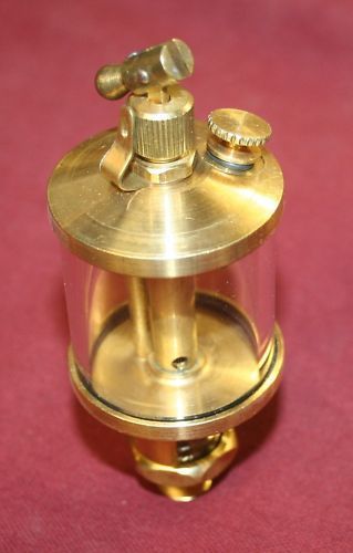 Size #1 1/2 Brass Gas Engine Drip Oiler Hit &amp; Miss Fairbanks Steam 1/4 NPT
