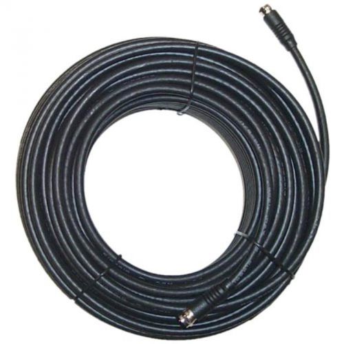 100&#039; Black Rg-6 H.D. Coax With Fittings Black Point TV Wire and Cable BV-086