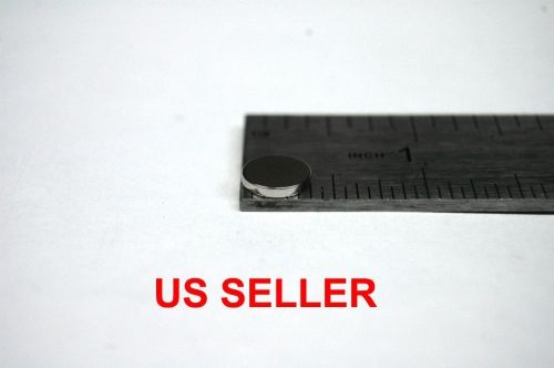 x10 N52 Nickel Plated 3/8x1/16 inch Neodymium Rare-Earth Disk Magnet