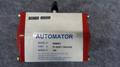 Bray srb063 s91 spring return pneumatic actuator for sale
