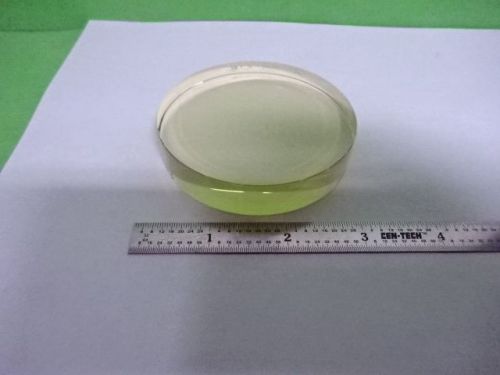 OPTICAL ZERODUR 3 INCHES DIAMETER FLAT MIRROR LASER OPTICS AS IS #58-C-07