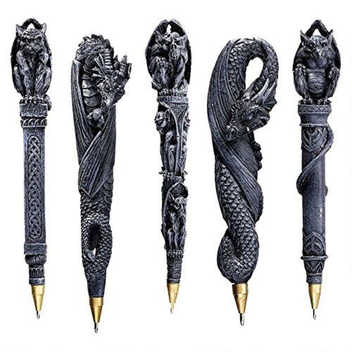 Design Toscano Gargoyles and Dragons Sculptural Pen (Set of 5) Full Set of 5