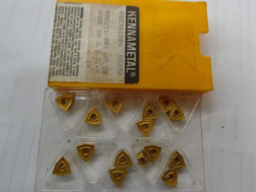 15 KENNAMETAL CARBIDE INSERTS K02381204 KC250 STK1821