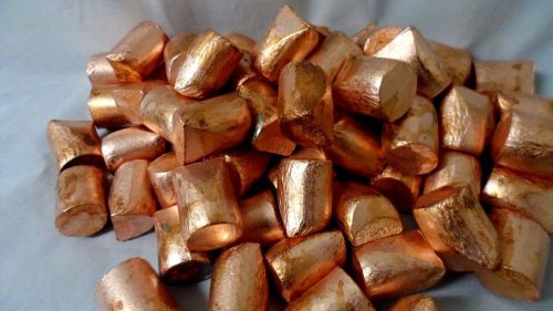 5 Pounds CU Brite .999 Fine Copper Bullion Nuggets Free Shipping