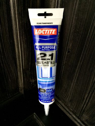 Loctite 2in1 Seal and Bond Clear All Purpose Sealant 5.5 Ounce Squeeze Tube