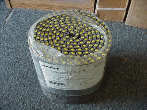 NEW REXNORD HP1505-7.5 FLAT TOP CONVEYER CHAIN 10FT ROLL MATTOP 7-1/2&#034; WIDE