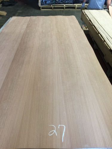 Wood Veneer Redwood 35x98 1 Piece 10Mil Paper Backed &#034;EXOTIC&#034;  RICK 27