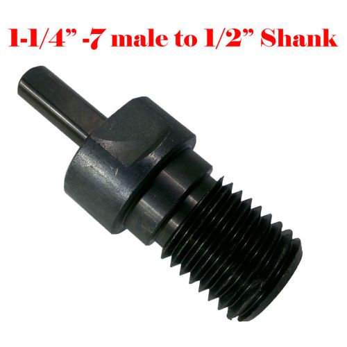 Core drill bit adapter 1-1/4” - 7 thread male to 1/2” shank diamond for sale