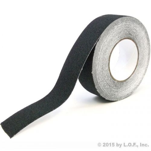2&#034; x 60&#039; black roll safety non skid tape anti slip tape sticker grip safe grit for sale