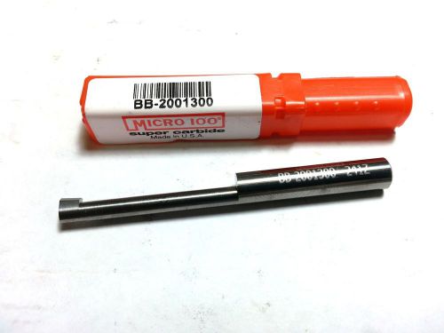 Micro 100  .200 x  .1300&#034; depth carbide grooving boring bar tool (p 420) for sale