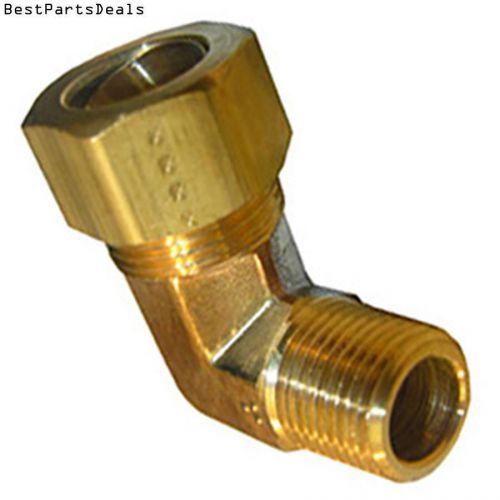 Larsen supply 5/8&#034; x 1/2&#034; mip brass comp 90° elbow 17-6955 for sale