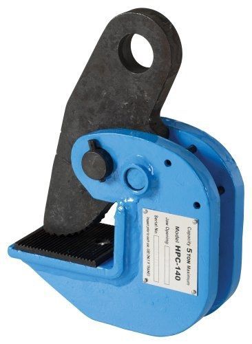Vestil HPC-140 Horizontal Plate Lifting Clamp, Steel, 1-7/16&#034; Plate Thickness,